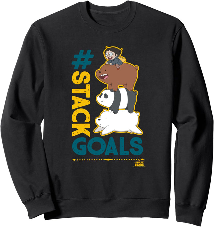 We Bare Bears #Stack Goals Sweatshirt