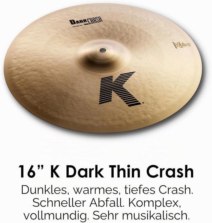 Zildjian K Zildjian Series Cymbal Box Set - 14" Hi-Hats, 16"/18" Thin Crash, 20" Ride K Series K Pac