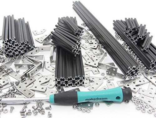 Starter-Kit Stangenprofil Makerbeam 10x10, schwarz