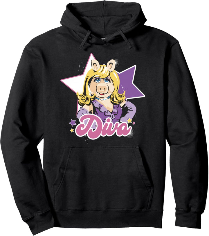 Disney The Muppets Miss Piggy Diva Portrait Pullover Hoodie