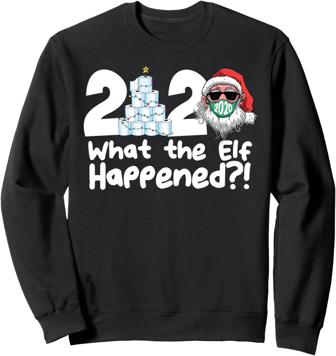 Lustige Weihnachten Was der Elf mit 2020 Weihnachtspyjama Sweatshirt
