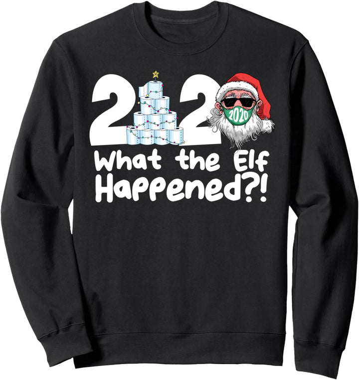 Lustige Weihnachten Was der Elf mit 2020 Weihnachtspyjama Sweatshirt