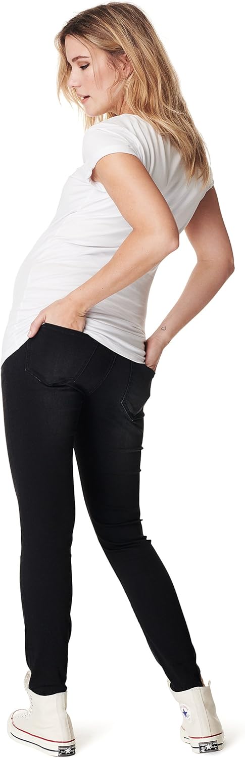 Noppies Damen Jeans OTB Skinny Avi Everyday Black Umstandsjeans 38W / 30L Schwarz (Everyday Black C3