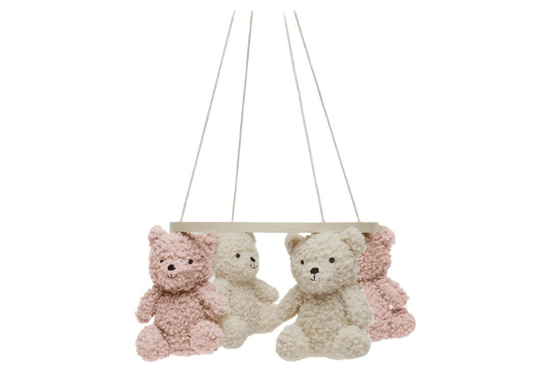 Jollein Mobile - Teddy Bear - Wild Rose/Naturel - Für Mädchen und Jungen - Für Babybett und Kinderbe