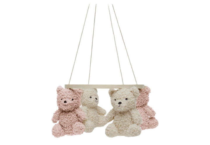 Jollein Mobile - Teddy Bear - Wild Rose/Naturel - Für Mädchen und Jungen - Für Babybett und Kinderbe