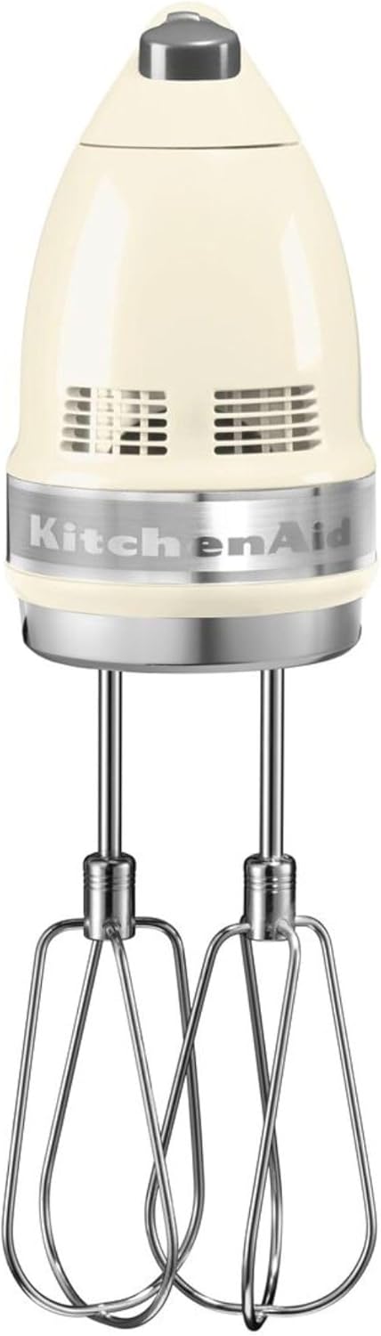 KitchenAid 5KHM9212EAC Handrührgerät, Edelstahl, Kunststoff, crème, Crème