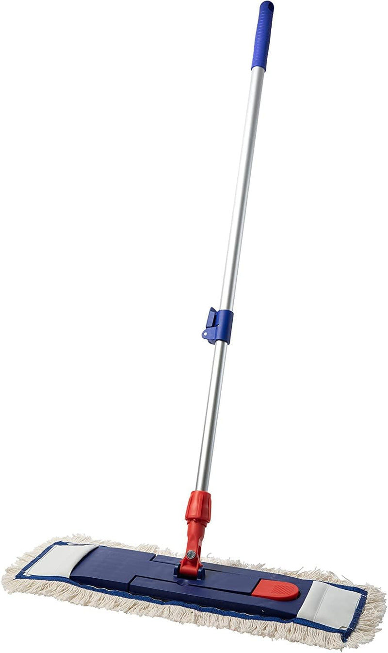 Prieser WISCHMOP 50CM Set 3 IN 1 BODENWISCHER KLAPPHALTER MOPPHALTER TELESKOPSTIEL WISCHBELEG Baumwo