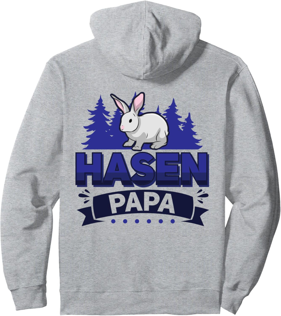 Kaninchen Häschen Papa Hasen Kostüm wh Pullover Hoodie