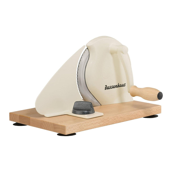 Zassenhaus Brotschneidemaschine manuell CLASSIC | Beige | Solinger Klingenstahl | Schnittstärken: 1-
