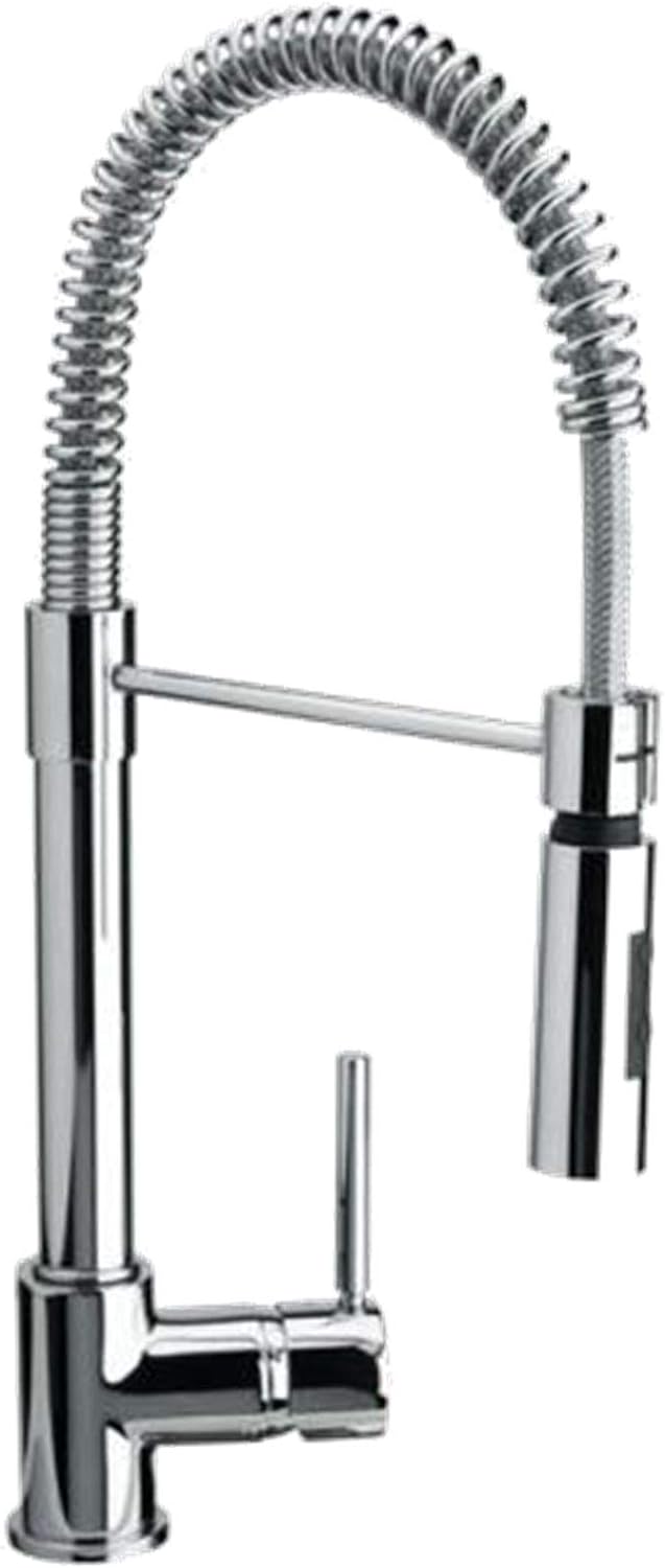 Franke Coxy 115.0159.732 Hochdruck Einhebelmischer mit Zugauslauf, Chrom, Chrom