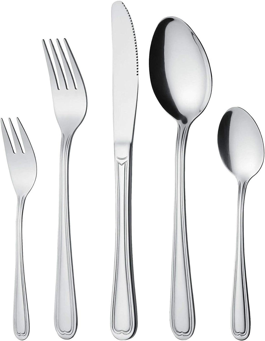 GRÄWE Besteckset für 12 Personen aus Edelstahl, Geschirrset, 68-teilig Set, nickelfrei, rostfrei, ha