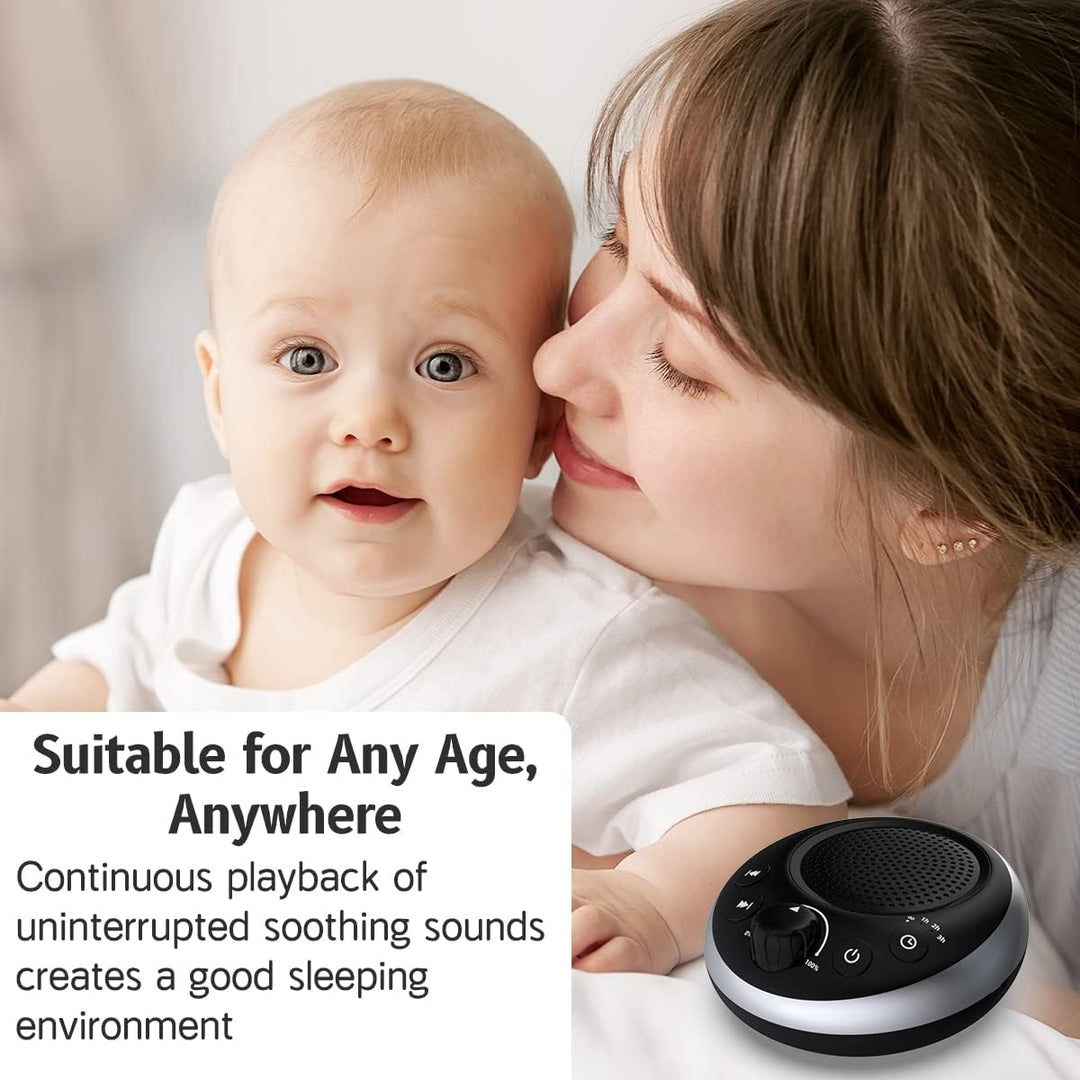 Sound Machine Loud White Noise Machine Nonstop Brown Noise Sleep Machine 30 Soothing Sounds for Baby