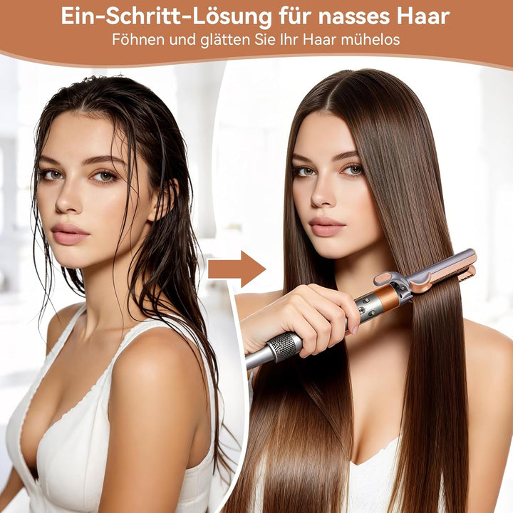Haarglätter-Aufsatz für Dyson Airwrap, kompatibel mit HS01/HS05/HS08, Ohne heisse Platten: Styling m