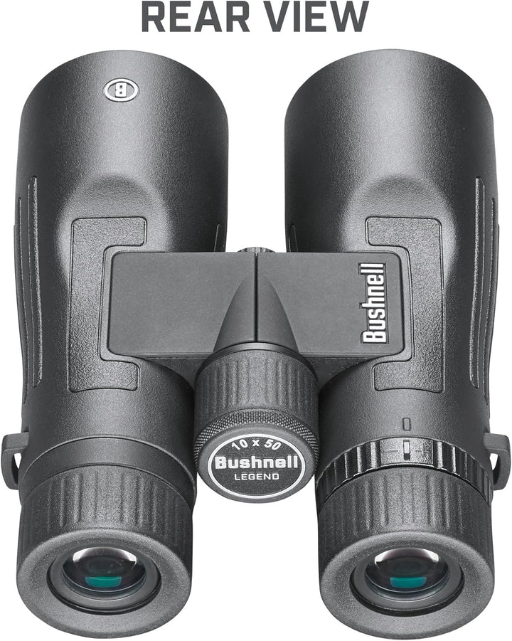 Bushnell - Legend - Fernglas - 10x50 - Dachkantprisma - Schwarz - Voll multivergütet - BB1050W, 10x5