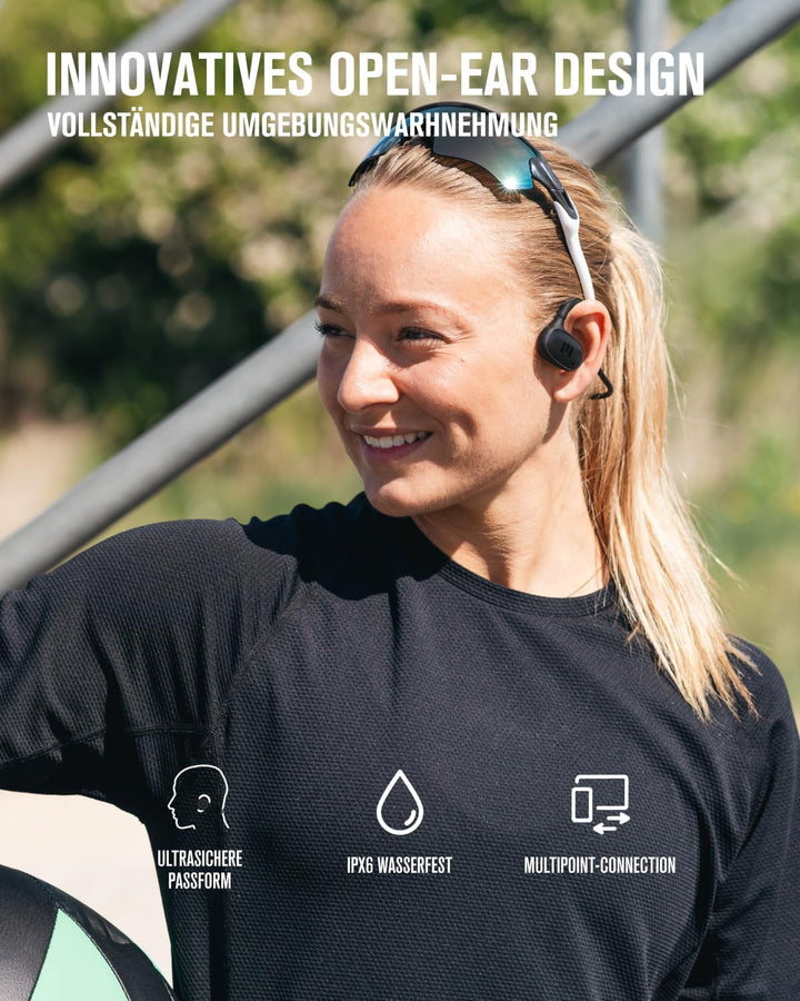 MIIEGO openGO AL5 - Open-Ear Kopfhörer - Bluetooth 5.4 - IPX6 Wasserdicht & Schweissresistent - Air-