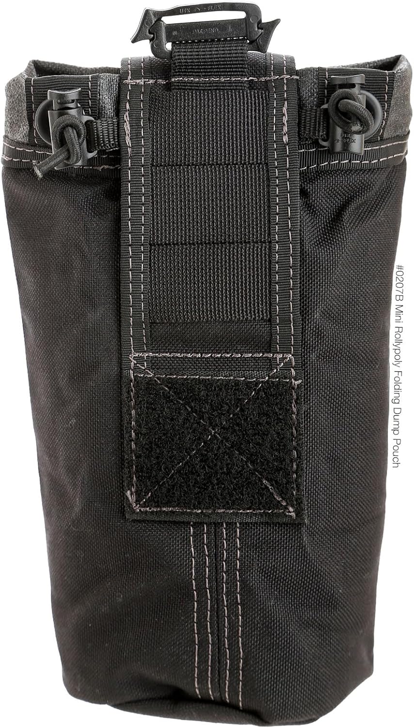 Maxpedition Faltbeutel Mini Rollypoly Schwarz, Schwarz