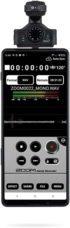 Zoom Am7 MS Stereo Microphone with USB-C plug