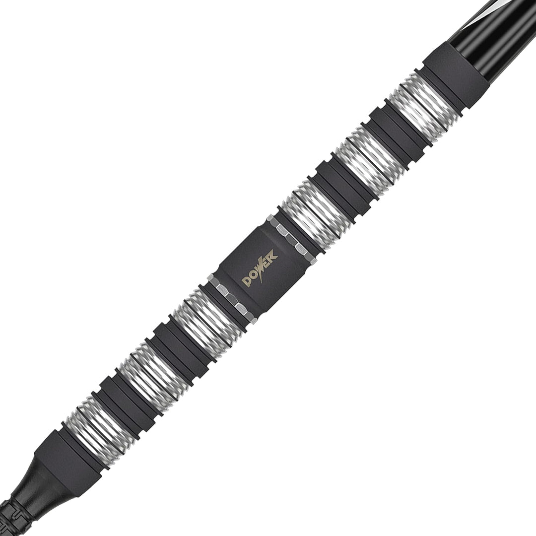 Target Darts Phil Taylor Power Series Wolfram Softdarts-Set Dartpfeile - Schwarz und Silber Schwarz