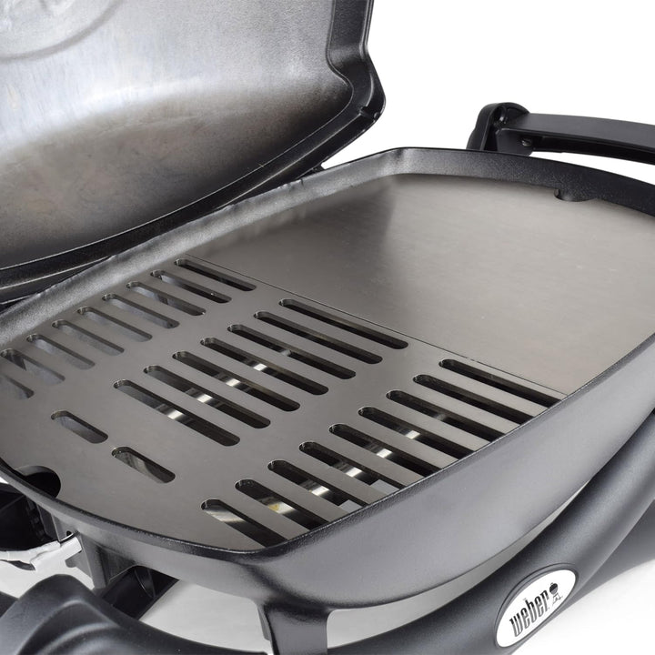 Grillrost.com Das Original Edelstahl Grillplatte | Plancha passend für Weber Q100/1000 - ersetzt ein