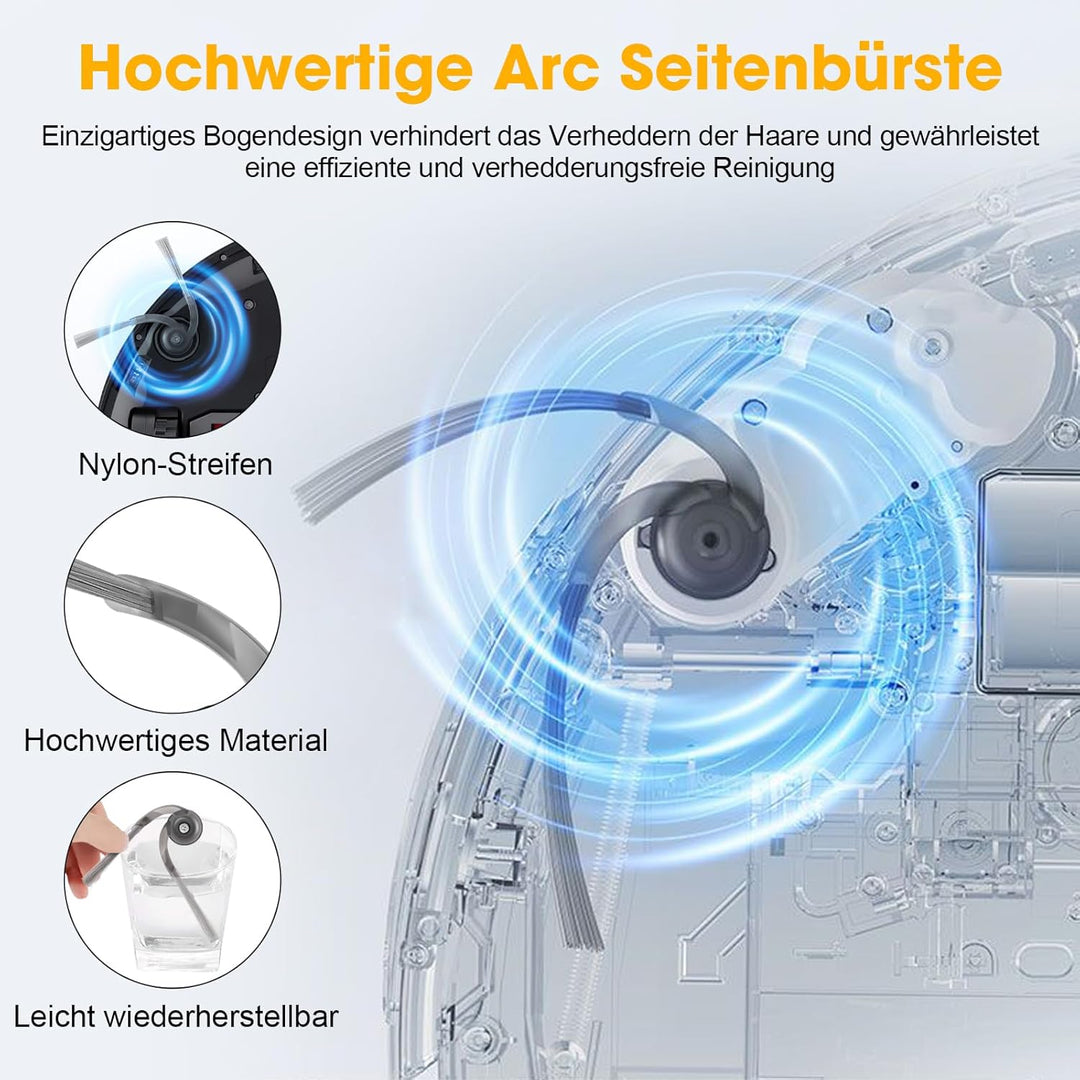 Qrevo S5V Zubehör für Roborock Qrevo Curv S5X/ Qrevo Edge S5A/ Qrevo Edge/Qrevo Curv Ersatzteile Zub