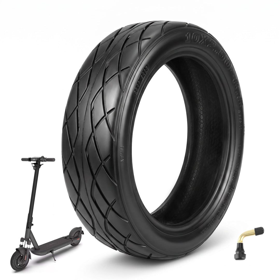 10x2,50-6,5 E Scooter Reifen Tubeless für ODYS Neo E100 Elektroroller 10 Zoll Ersatzreifen Schlauchl