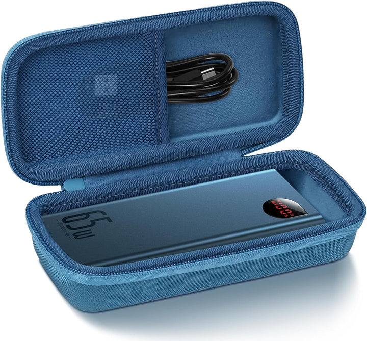 co2CREA Hart Reise Schutz Hülle Etui Tasche für Baseus Power Bank 20000mAh PD 65W Externer Akku Tele