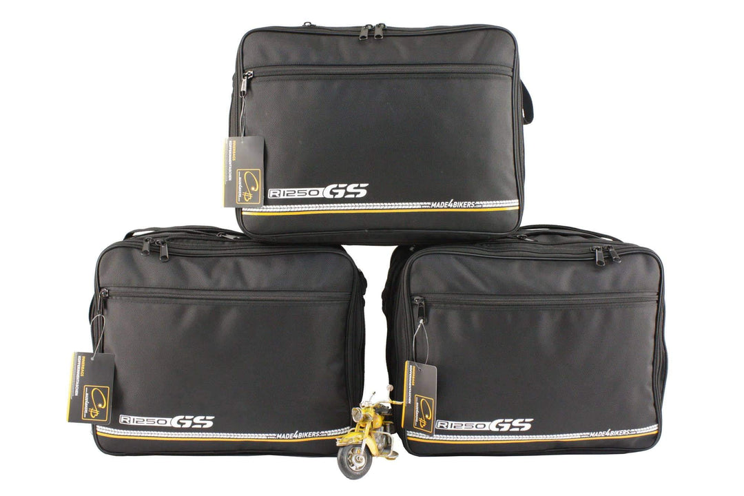 made4bikers Promotion-Bag: Komplettset Innentaschen TopCase UND Koffer passend für BMW R1250GS R1250