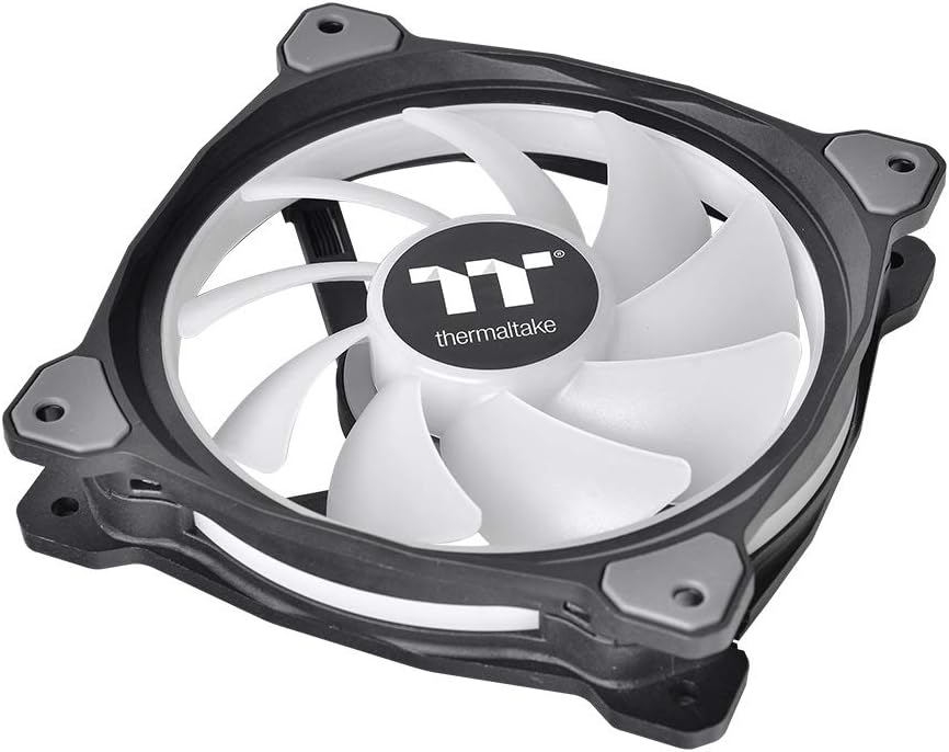Thermaltake Riing Duo 12 RGB Radiator Fan 3 Pack Dual Riing Gehäuselüfter, schwarz