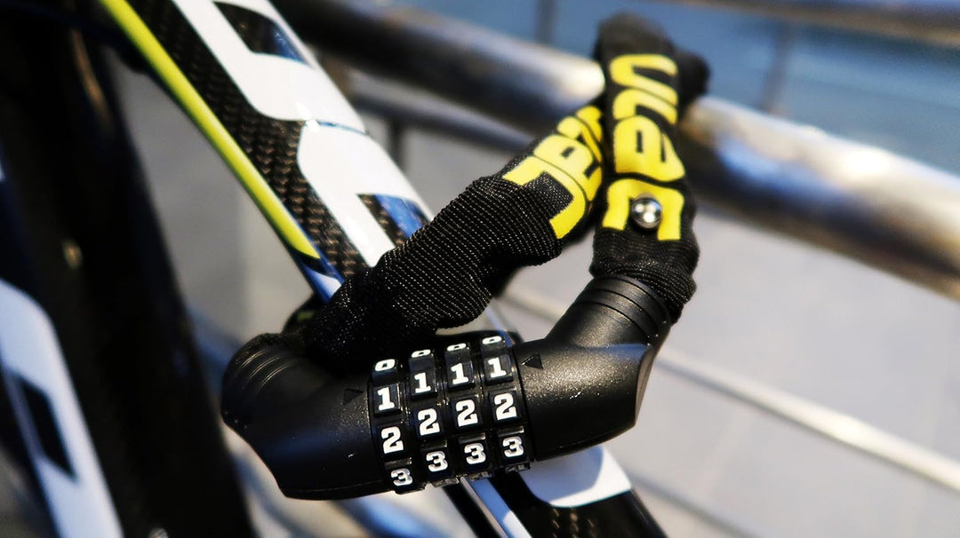 WERPOWER ULAC Street Fighter Neo Chain Lock Combo, Resettable 4-Digit Combination Anti-Theft Bicycle