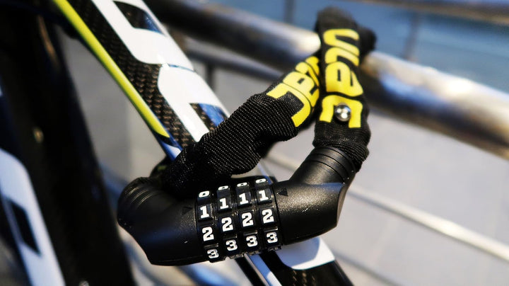 WERPOWER ULAC Street Fighter Neo Chain Lock Combo, Resettable 4-Digit Combination Anti-Theft Bicycle