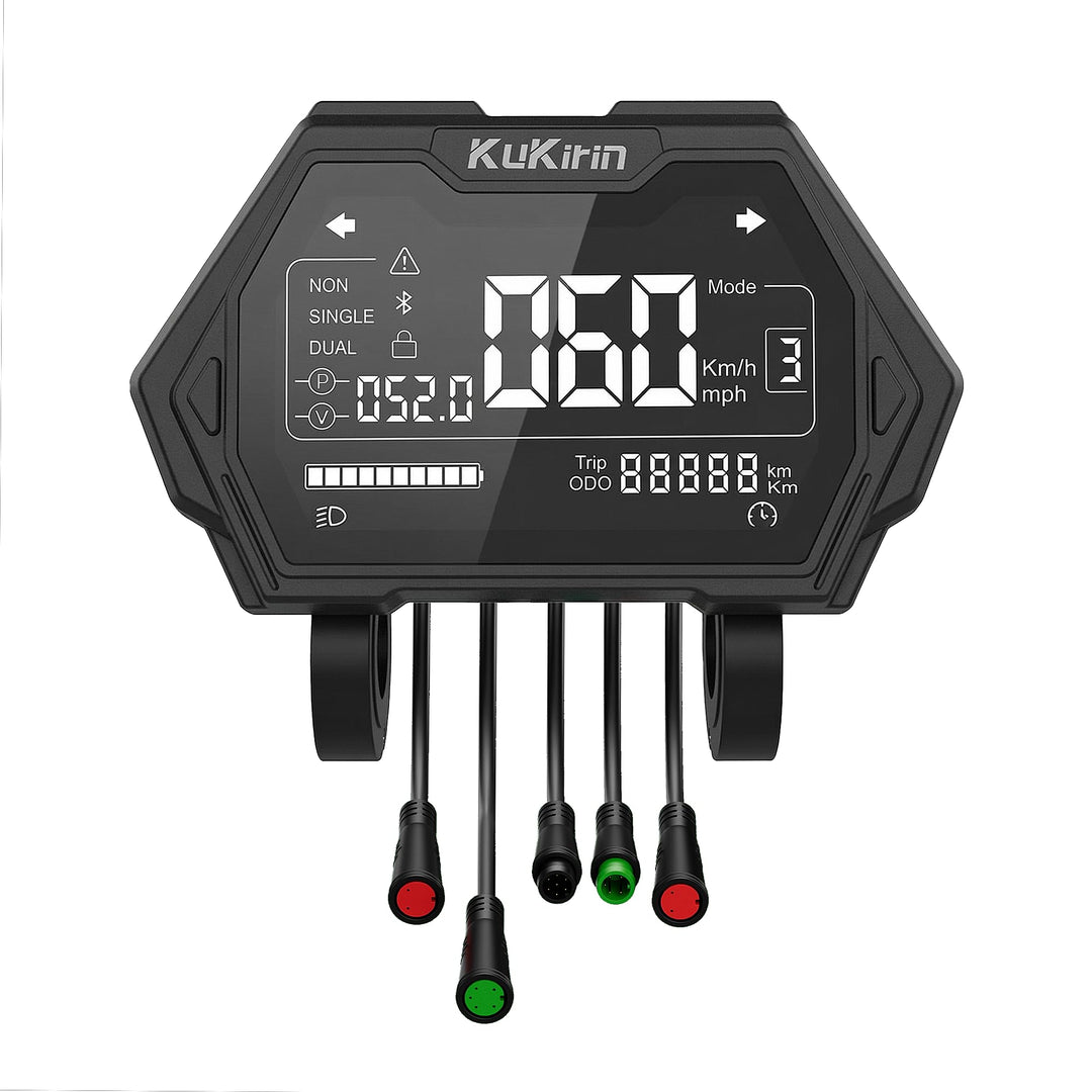 Bordbildschirm LCD 7 Pins Kompatibel mit Kukirin G2 Master (Version B) Kickscooter, Geschwindigkeits