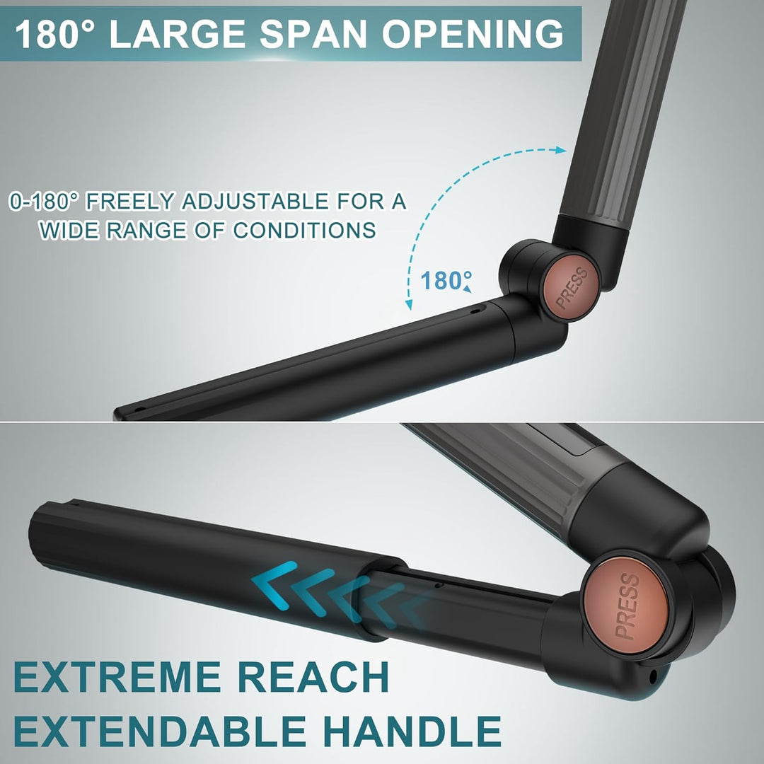 Hatteker Herren-Rückenrasierer Körpertrimmer Elektrischer Body Groomer Gesichts-, Arm-, Kinn-Barttri