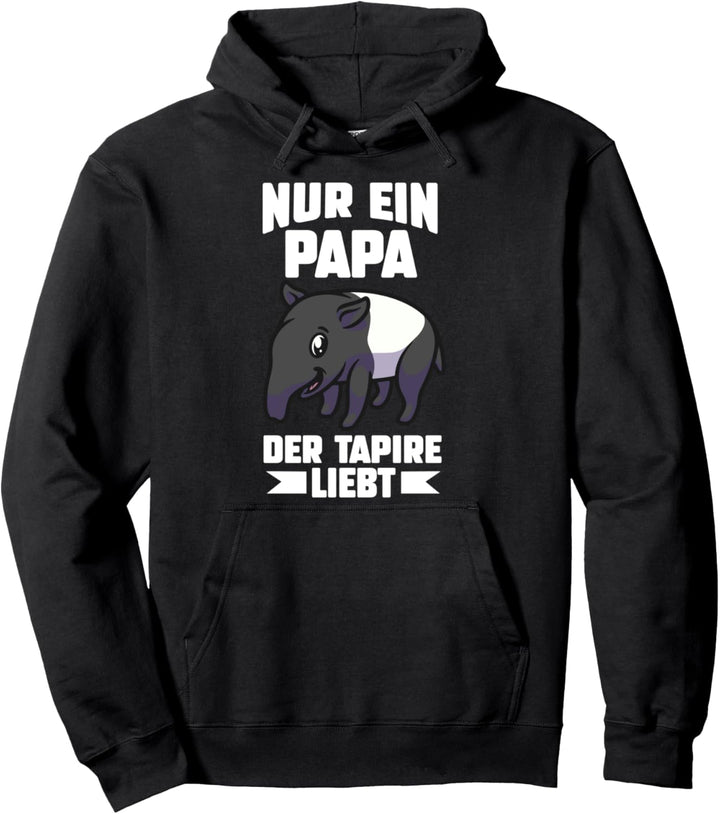 Papa Vater Vatertag Tapir Pullover Hoodie