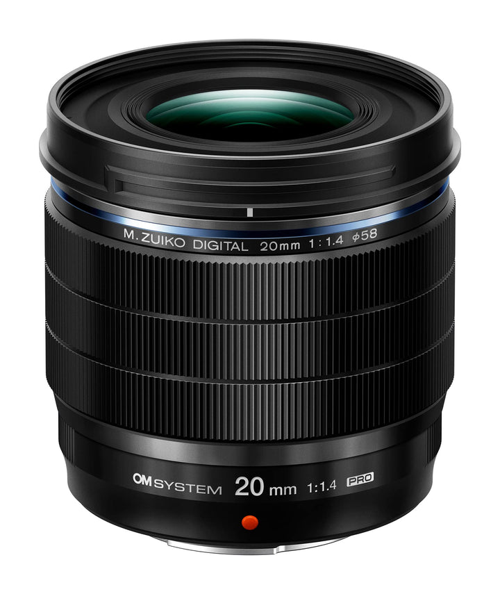 OM SYSTEM M.ZUIKO DIGITAL ED 20mm F1.4 PRO, Standardobjektiv für den professionellen Einsatz, geeign