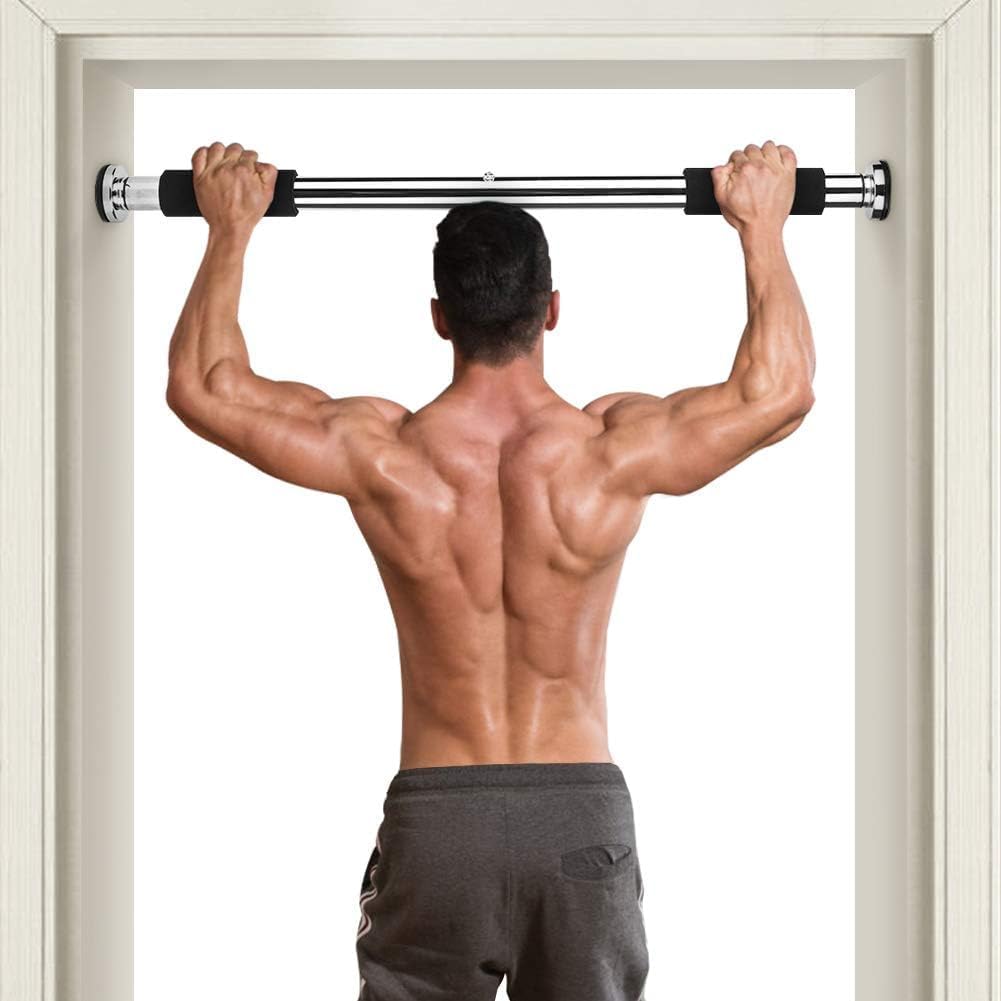 Verstellbare Klimmzugstange Fuer, Tuerrahmen Klimmzüge Pull Up Bar für den Innenbereich Reckstange O