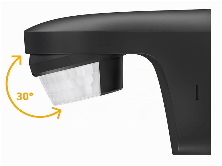 Theben theLuxa S150 BK Bewegungsmelder mit 150° Erfassungswinkel für den Aussenbereich, schwarz (101