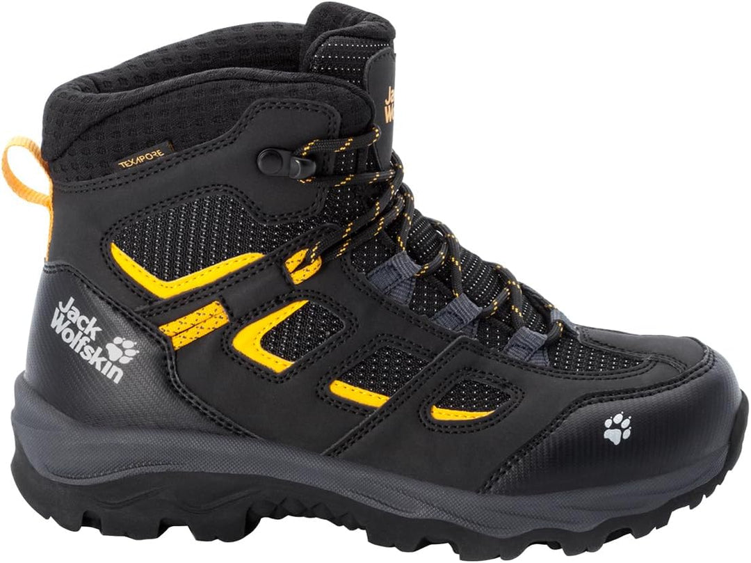Vojo Texapore Mid K, , 28 EU Black Burly Yellow, 28 EU Black Burly Yellow