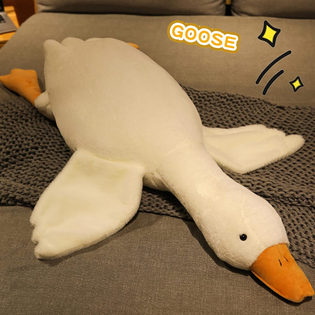 Tiiyee Gans Kuscheltier, Schwan Stofftier Schweden Plüsch Stuffed Toy Riesige Plüschtiere Ente Puppe