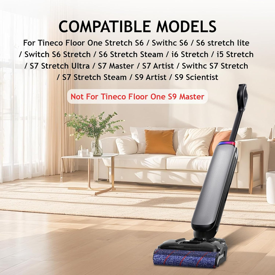Bürstenrolle Ersatzfilter für Tineco Floor One Stretch S6/Swithch S7 Stretch/Ultra/Steam,i6 Stretch/