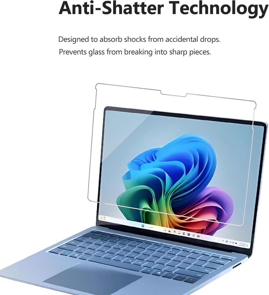 Adeway [2 Stück Displayschutzfolie für Microsoft Surface Laptop 7 13.8'' (AIPC 2024), gehärtetes Gla