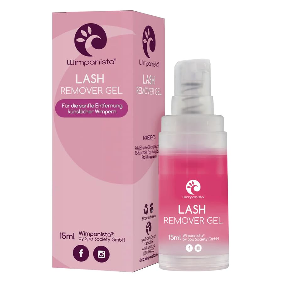 Wimpanista® Lash Remover Gel für die Wimpernverlängerung. Entferner von Einzelwimpern und Wimpernkle