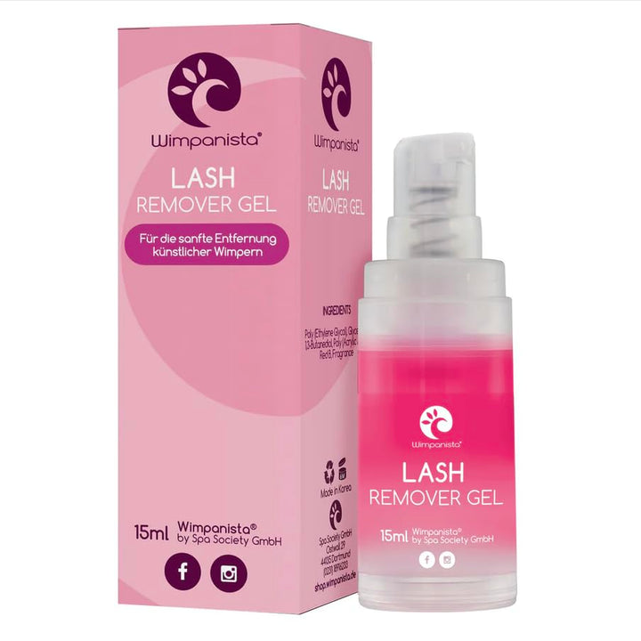 Wimpanista® Lash Remover Gel für die Wimpernverlängerung. Entferner von Einzelwimpern und Wimpernkle