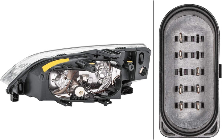 HELLA 1EE 270 600-181 Halogen-Hauptscheinwerfer - rechts - für u.a. Ford Focus C-Max (Dm2) Rechts (B