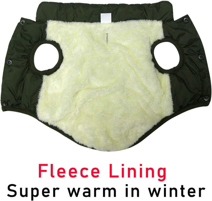 JoyDaog Fleece Hundejacke für Winter kaltes Wetter, Extra Weicher Hundemantel für Kleine Hunde, Wind