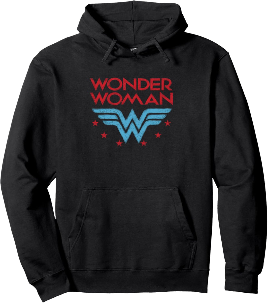 Wonder Woman Wonder Stars Pullover Hoodie