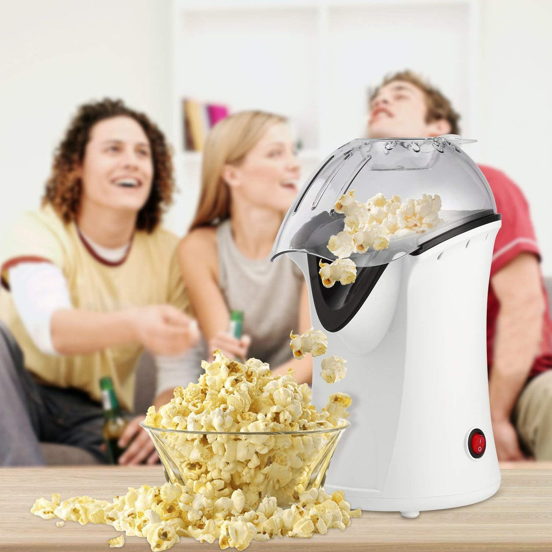 Popcornmaschine 1200W, Heissluft Popcorn Maker Kompakte Heissluft-Kochmaschine ohne Fett, mit Messbe