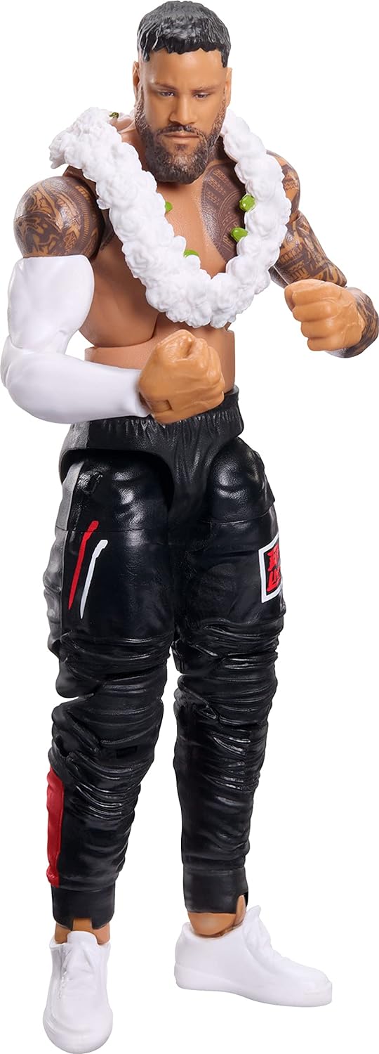 WWE MATTEL Elite Actionfigur SummerSlam Jey USO mit Zubehör und Mr. Perfect Build-A-Figure Parts