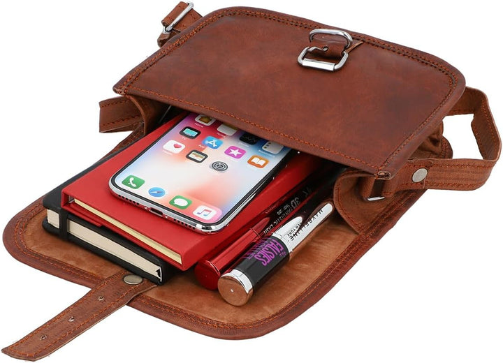 Gusti Leder Umhängetasche Mary | Handgefertigte Ledertasche Damen für Alltag & Freizeit I Elegante L