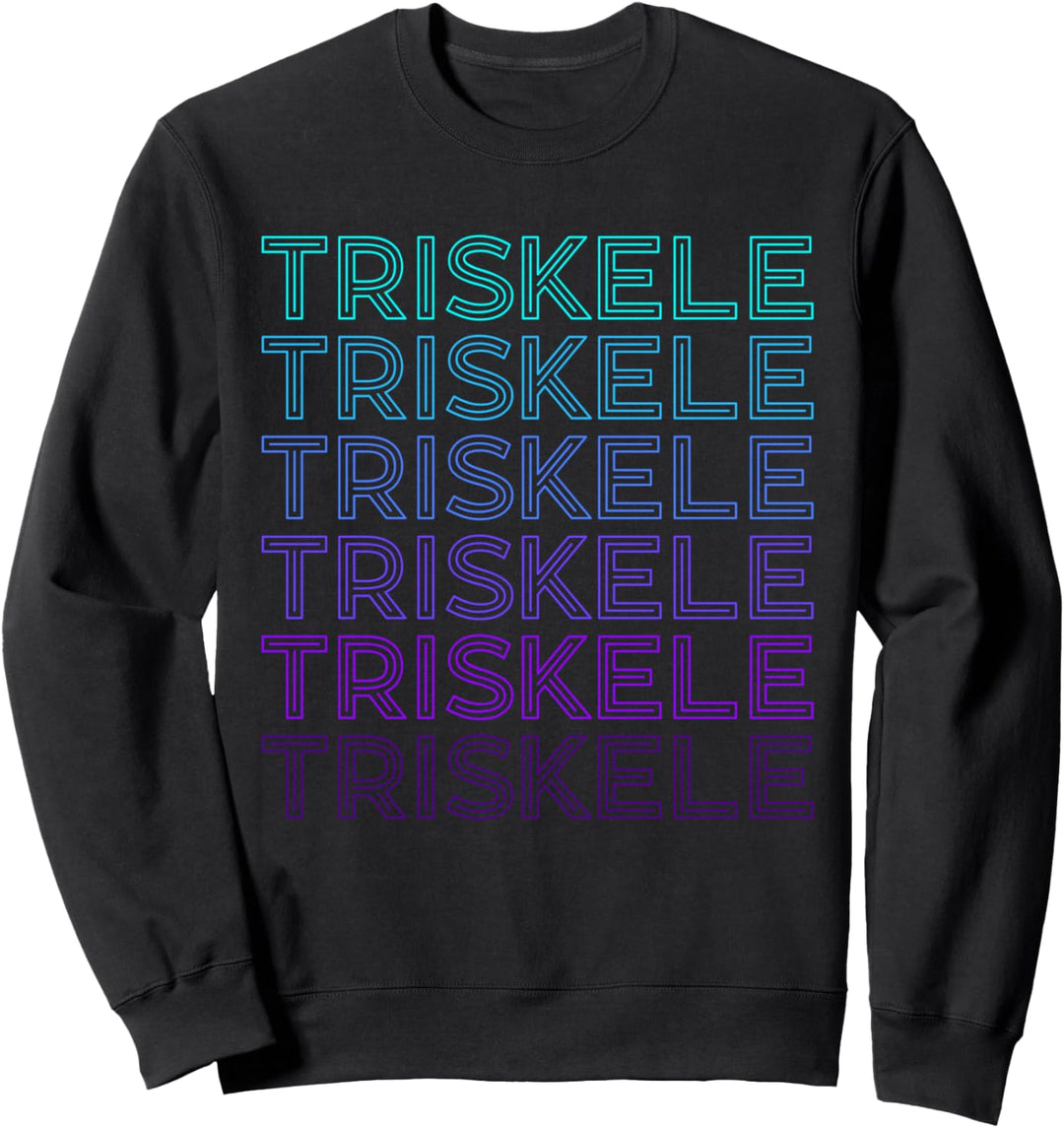 Triskele Triskelion Dreifache Spirale Pagan Retro Sweatshirt