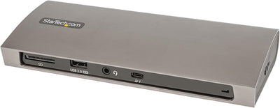 StarTech.com Thunderbolt 4 Dock, 96W PD, Einzelner 8K/Doppelmonitor 4K 60Hz, 3xTB4/USB4 Ports/4xUSB-